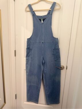 HALARA Light Blue Denim Women's Overalls